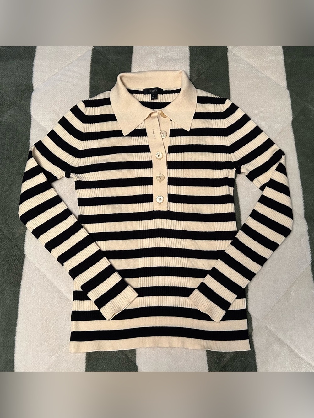 J Crew Striped Sweater woman’s size small